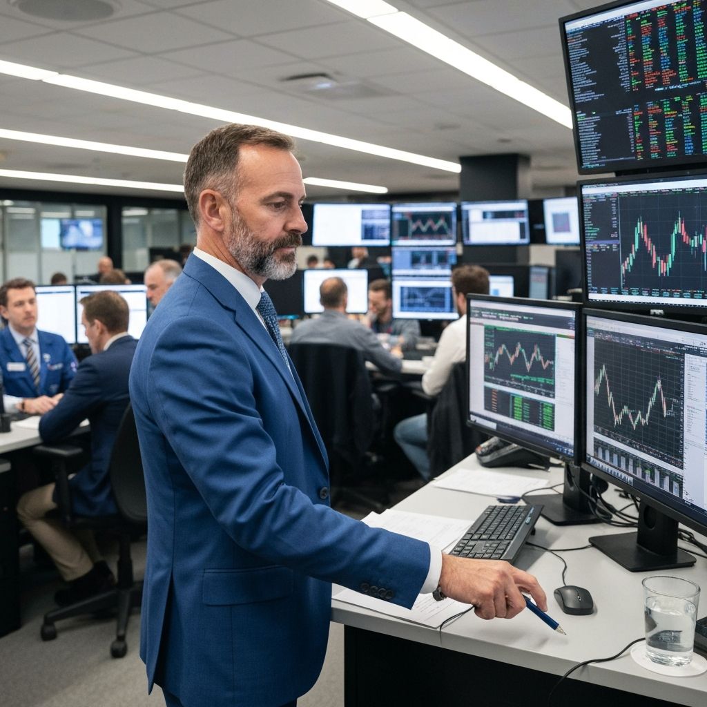 Financial services and trading floor